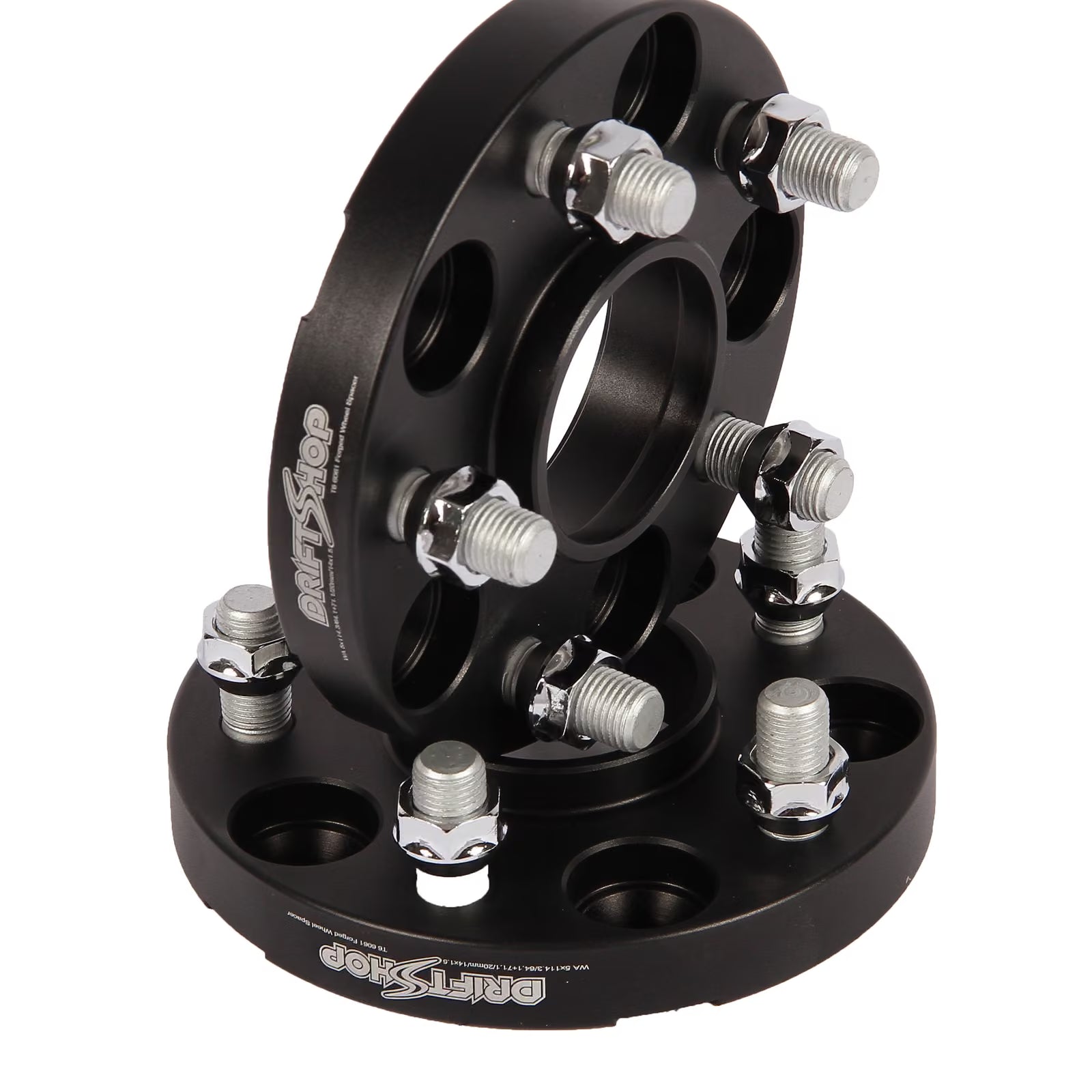 15 mm to 20 mm Wheel Spacers - 5x114.3 - Double Bolt Pattern (pair)