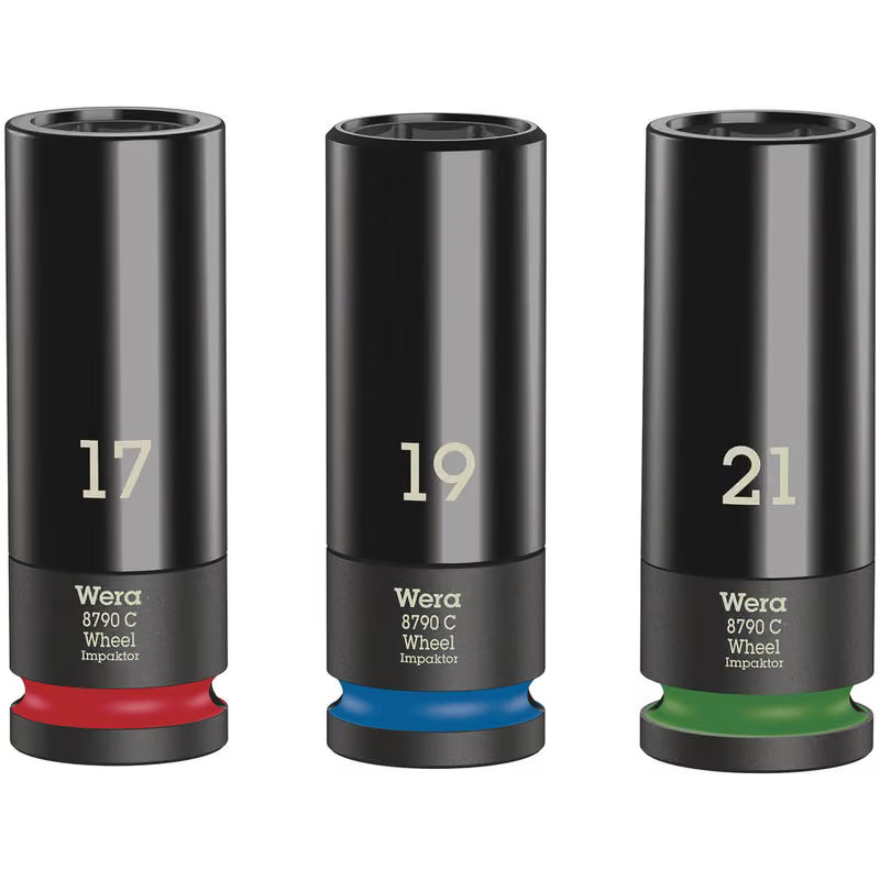 Jeu de Douilles à Jantes 1/2" Wera Wheel Impaktor C Set 1