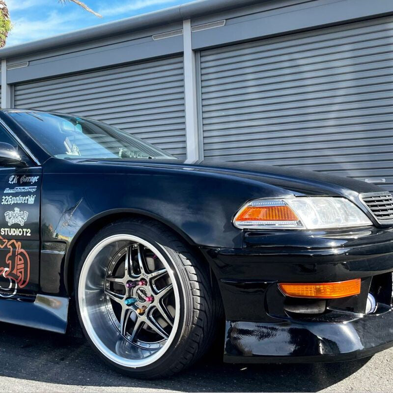 Parafanghi anteriori Origin Labo +50 mm per Toyota Mark II JZX100 – vista 2