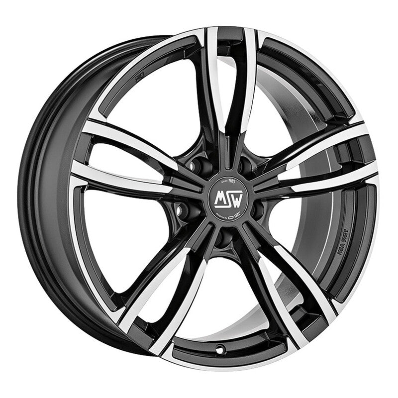 MSW 73 18x8" 5x120 ET45, Gris Anthracite, Branches Polies