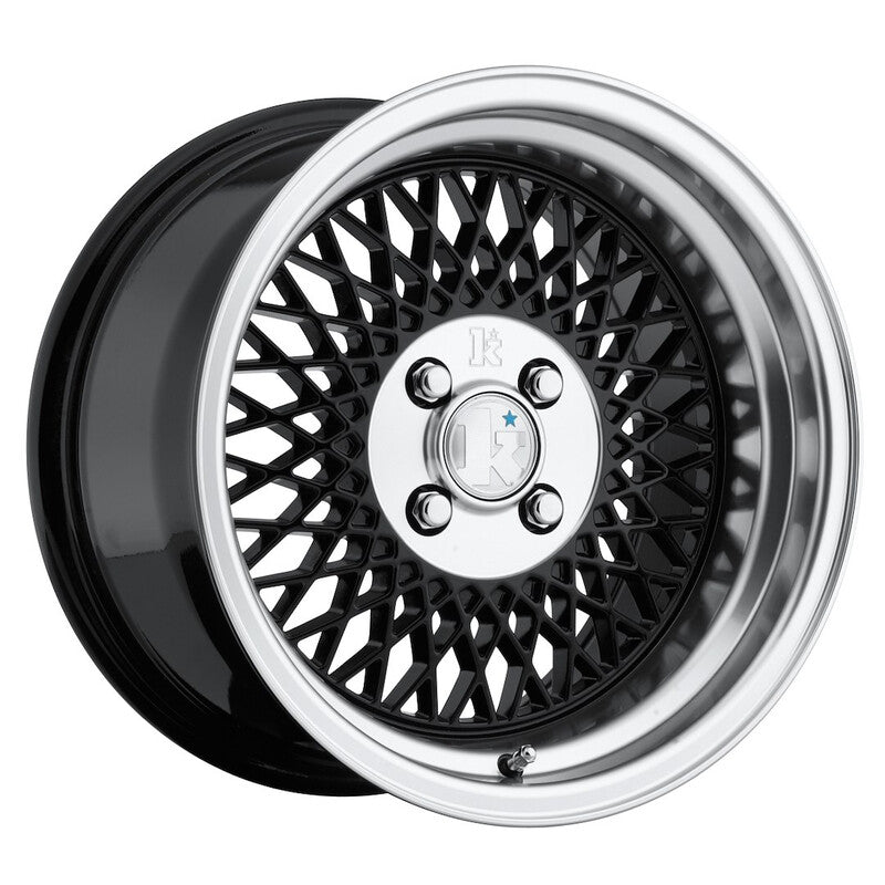 Klutch SL1 15x8.5" 4x100 ET17, Noir Brillant