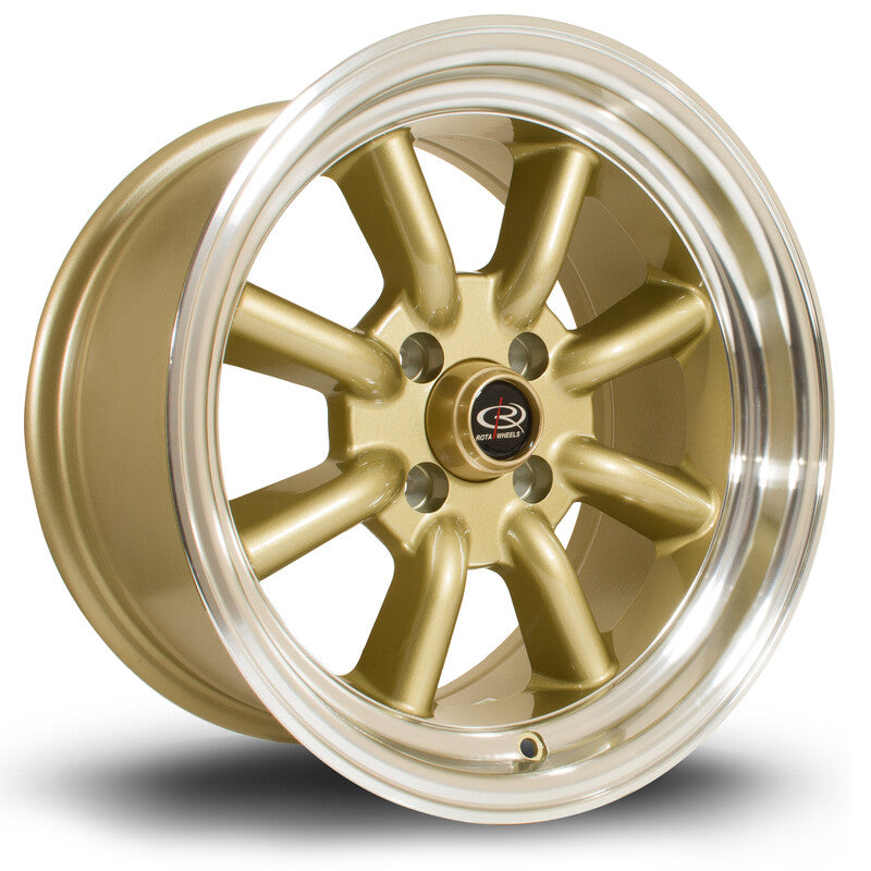 Rota RKR 15x8" 4x100 ET0, Or / Doré