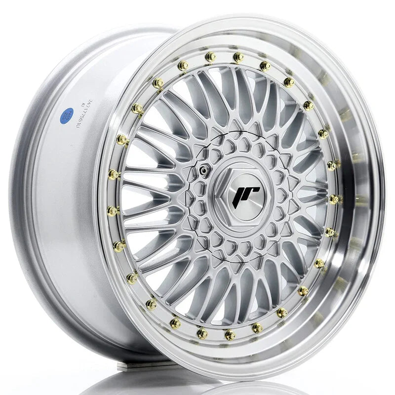 Japan Racing JR-9 17x7.5" 4x100/108 ET20, Gris Argenté / Poli - Rasl'Bitume