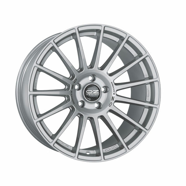 OZ Superturismo Dakar 20x8.5" 5x120 ET32, Gris Argenté Mat, Lettres Noires