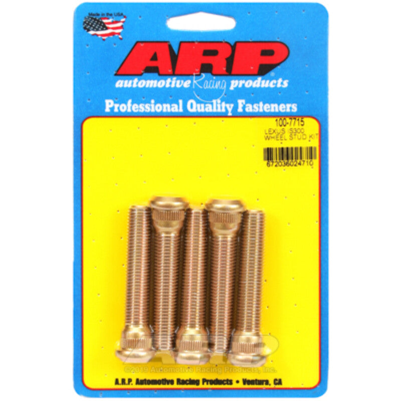 Kit di 5 prigionieri ruota rinforzati ARP per Lexus IS300 (98-05, M12x1.50, Lungh. 55 mm)