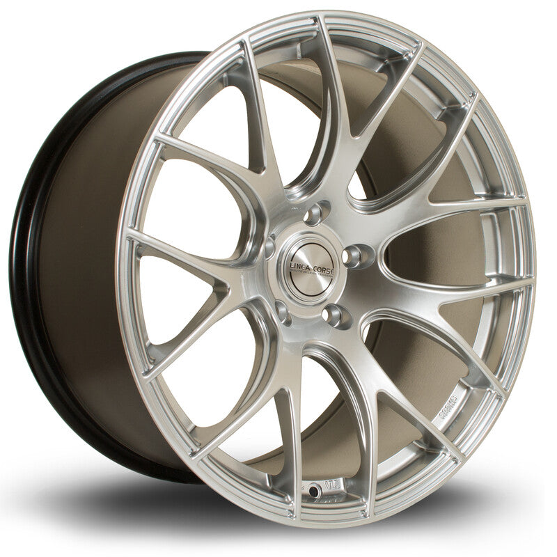 Rota LC818 19x10" 5x100 ET38, Gris Argenté / Poli
