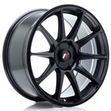 Japan Racing JR-11 18x8.5" (5 trous - sur mesure) ET20-40, Noir Brillant
