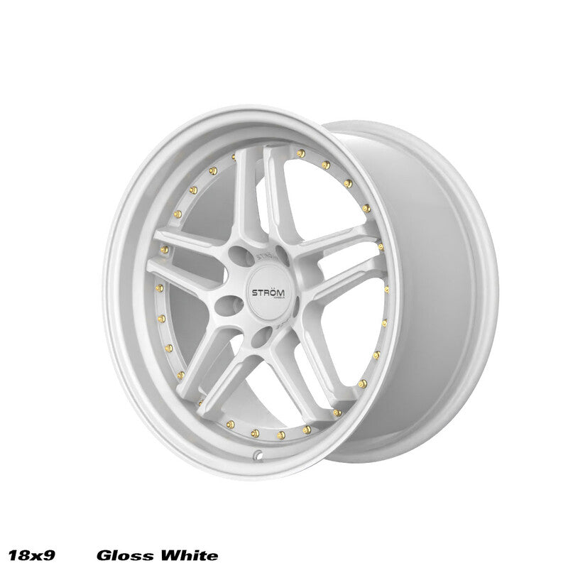 Ström DS-05 18x9" 5x114.3 ET33, Blanc