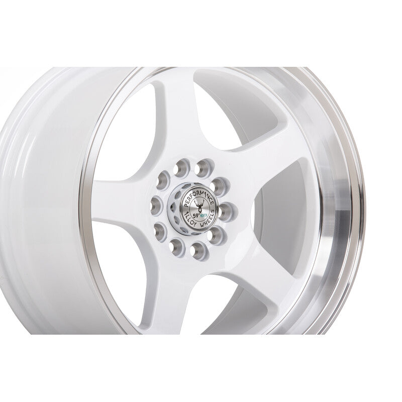 59°North D-004 17x8.5" 5x114.3/120 ET10, Blanc