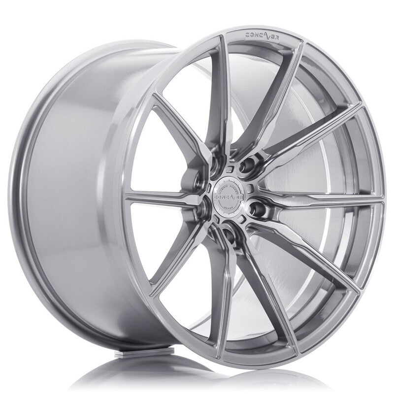 Concaver CVR4 19x10.5" (5 trous - sur mesure) ET15-57, Titane