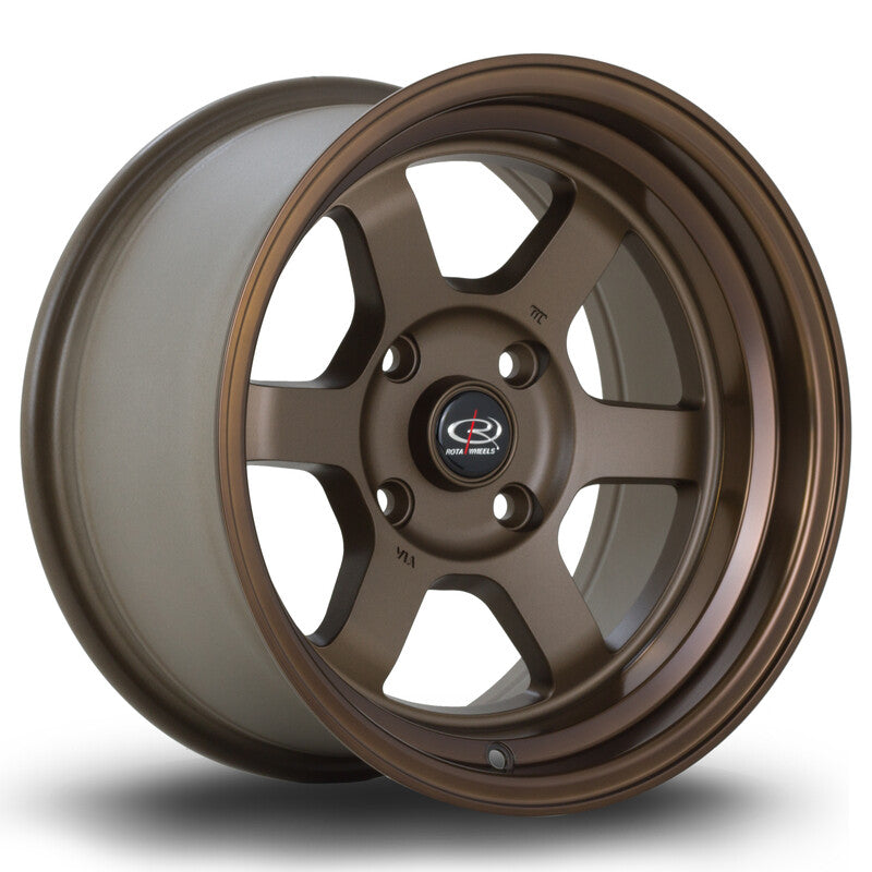 Rota Grid V 15x8" 4x114.3 ET0, Bronze