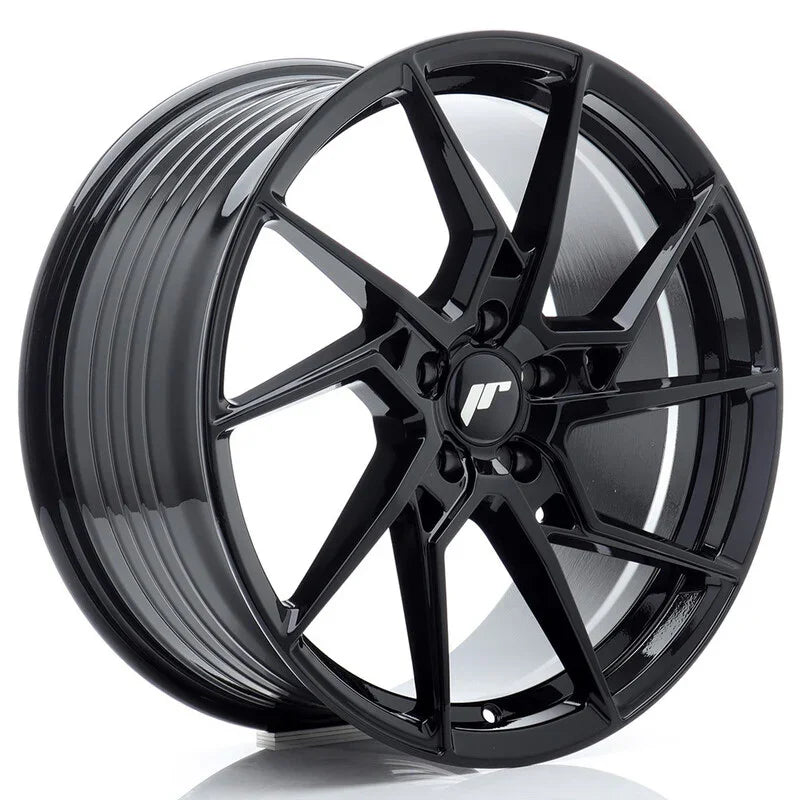 Japan Racing JR-33 Extreme Concave 20x10" (5 trous - sur mesure) ET20-40, Noir Brillant - Rasl'Bitume