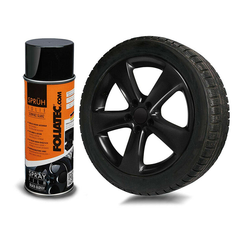 Foliatec-Sprühfolie Schwarz Glänzend (400 mL)