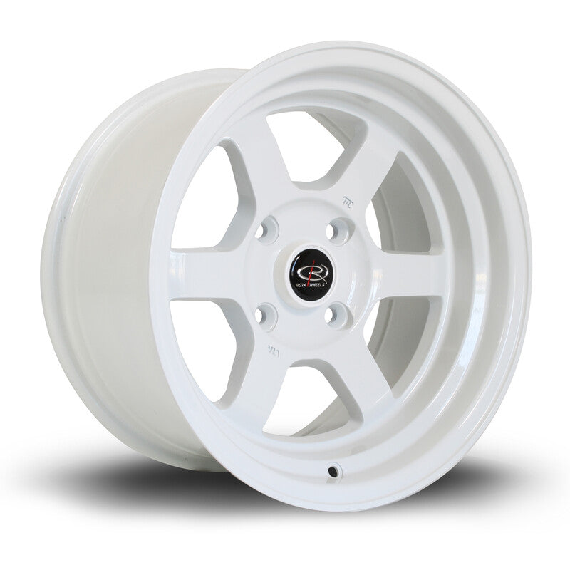 Rota Grid V 15x8" 4x100 ET0, Blanc