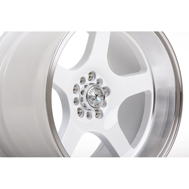 59°North D-004 17x9.5" 5x114.3/120 ET5, Blanc