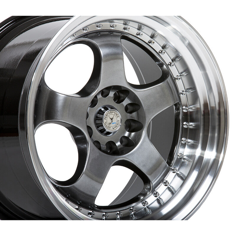 59°North D-002 18x10.5" 5x100/108 ET15, Hyper Black