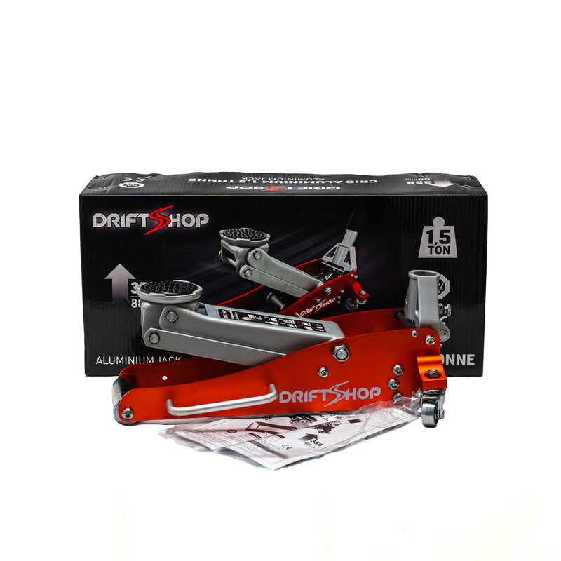 Cric Aluminium DriftShop 1.5 t "Low-Profile & Quick-Lift"
