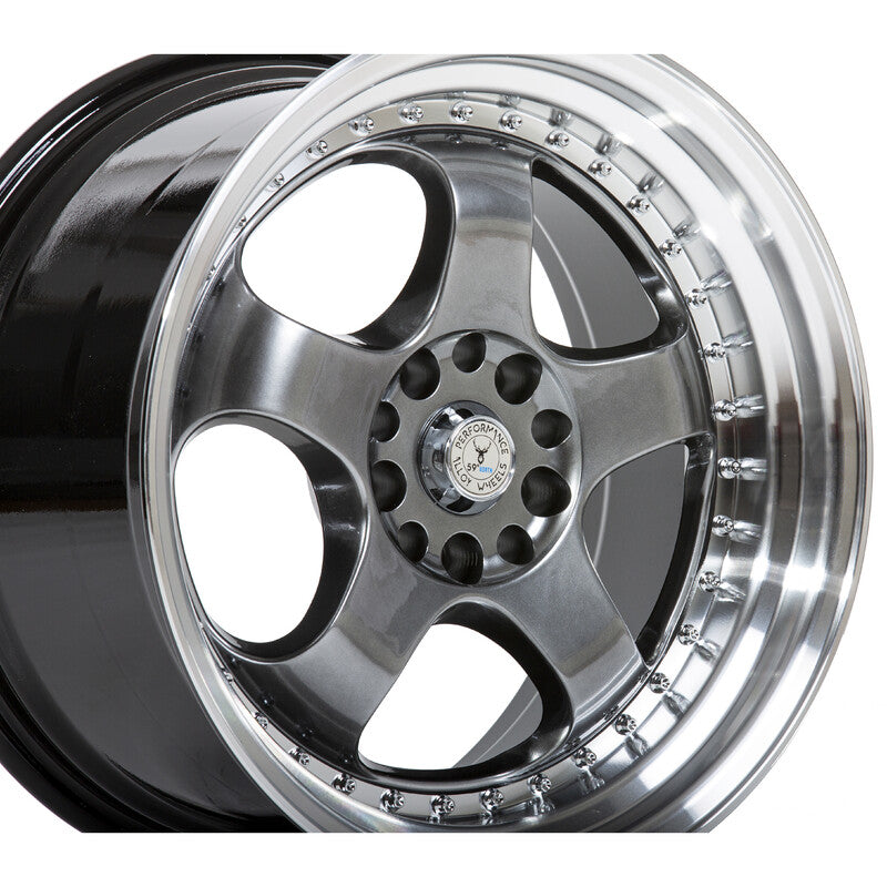 59°North D-002 18x9.5" 5x100/108 ET20, Hyper Black