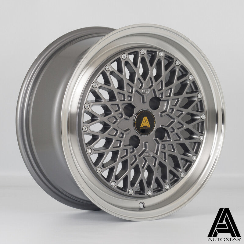 Autostar Minus-L 16x7.5" 4x100 ET35, Gunmetal, Rebord Poli