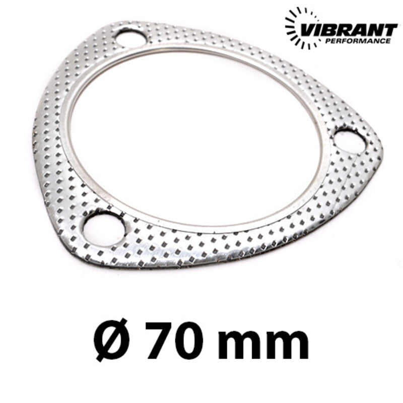 Joint d'Echappement Vibrant Performance 70 mm - 2.75" (3 Trous)