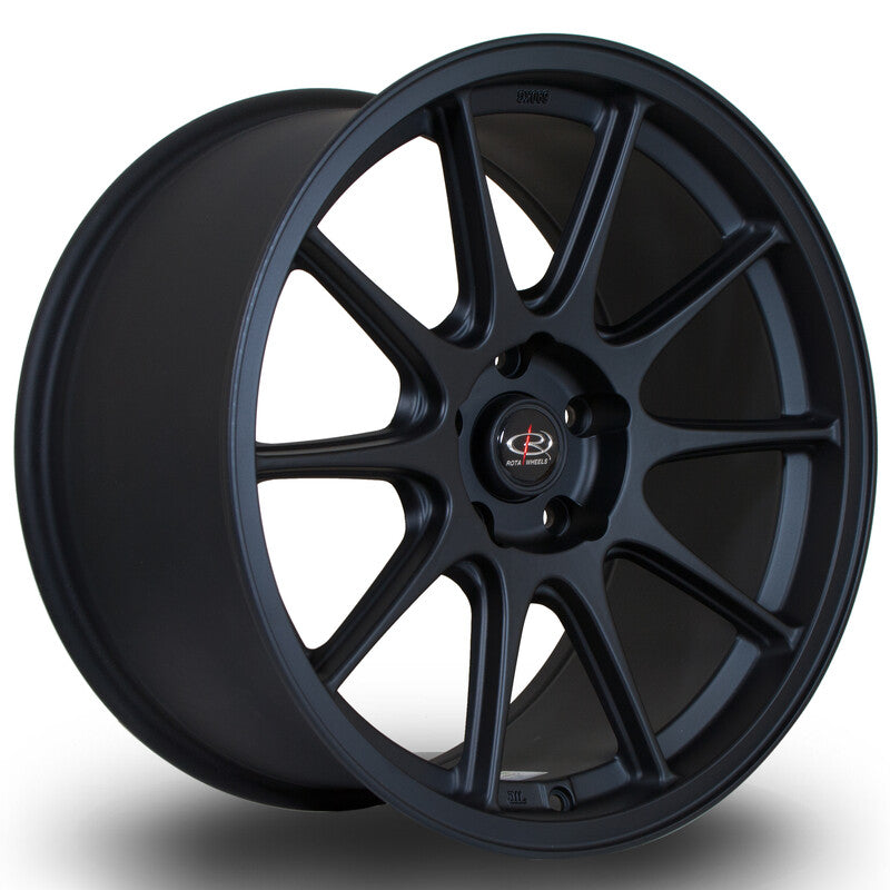 Rota Strike 18x9.5" 5x114.3 ET38, Noir Mat