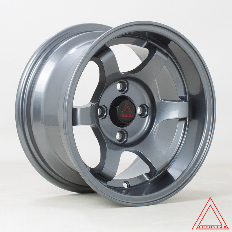 Autostar Roku 13x7" 4x101.6 ET0, Gunmetal (Mini Cooper)