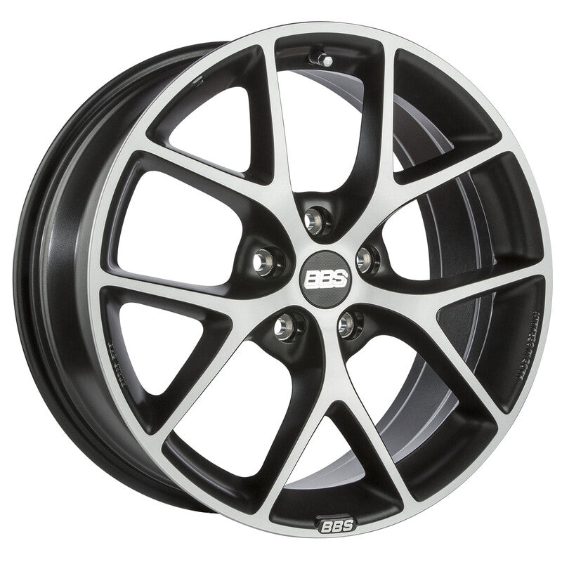 BBS SR 19x8.5" 5x112 ET32, Noir / Poli (SR027)