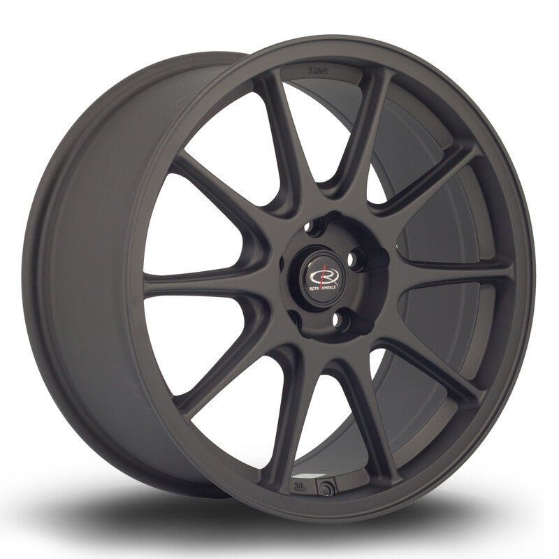 Rota Strike 18x8.5" 5x114.3 ET44, Noir Satiné