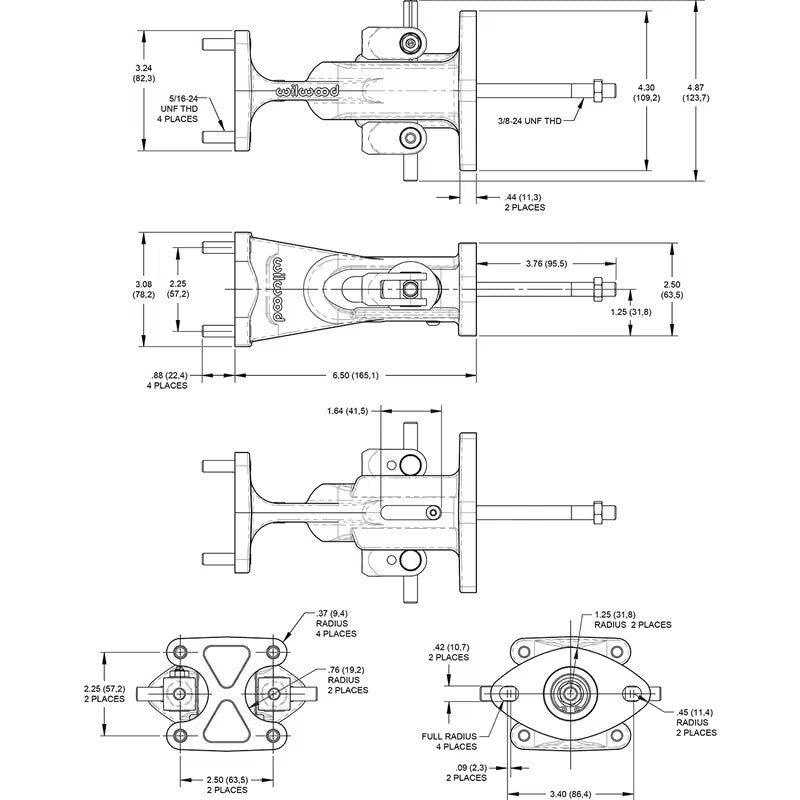 Kit Double Maître-Cylindre / Répartiteur de Freinage Wilwood – vue 2