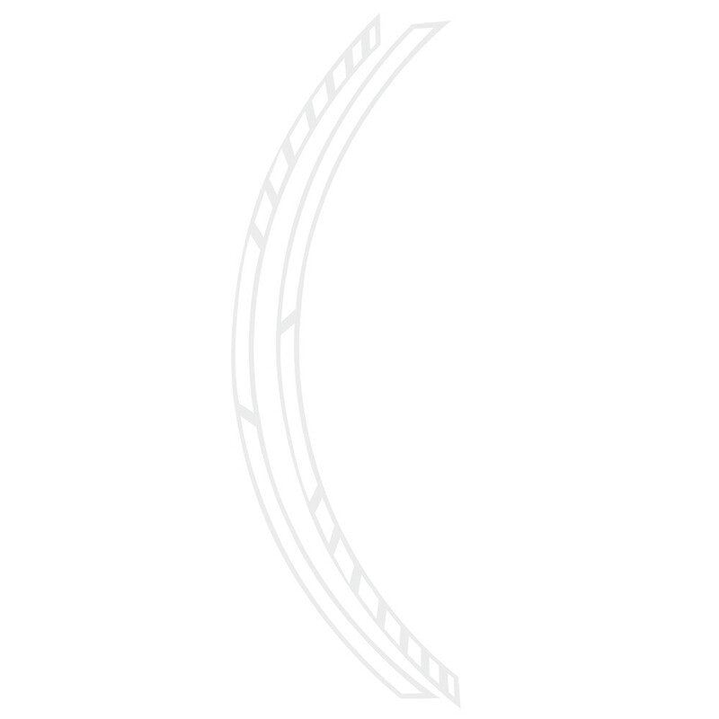 Striscia per cerchi Foliatec Racing Bianca