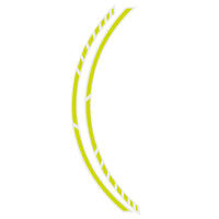 Stripe pour Jantes Foliatec Racing Vert Fluo