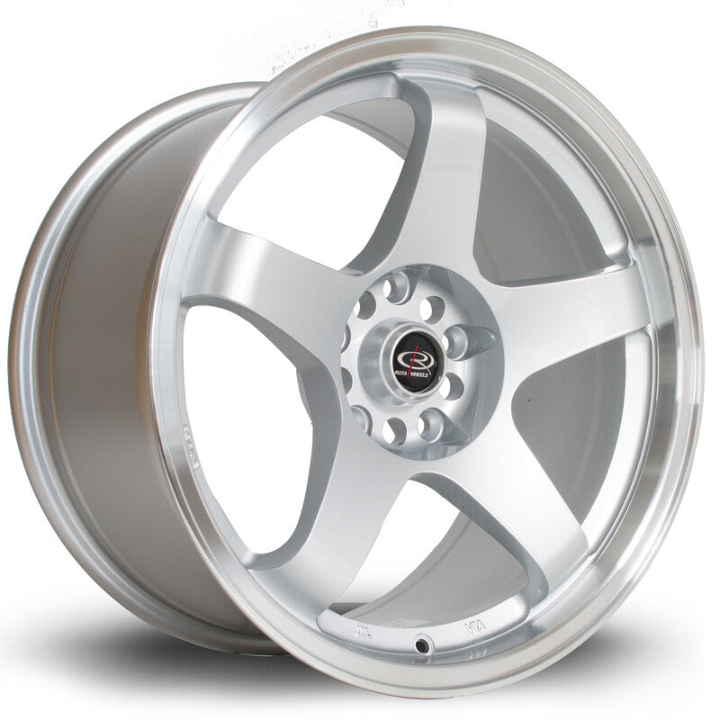 Rota GTR 17x9" 5x114.3 ET25, Gris Argenté