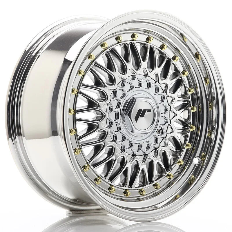 Japan Racing JR-9 16x7.5" 4x100/108 ET25, Chrome / Titane - Rasl'Bitume