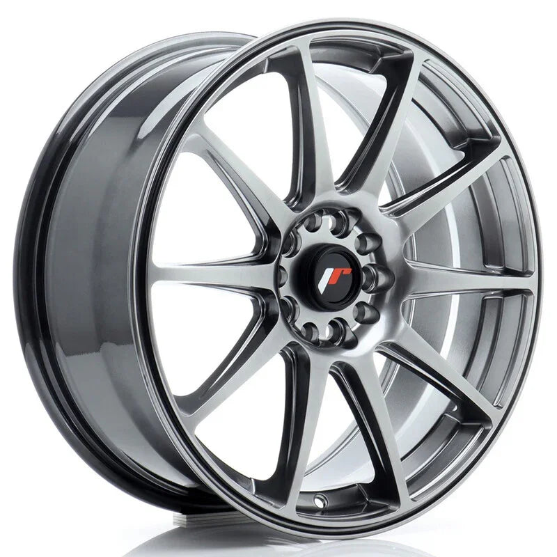 Japan Racing JR-11 18x7.5" 5x112/114.3 ET40, Hyper Black - Rasl'Bitume