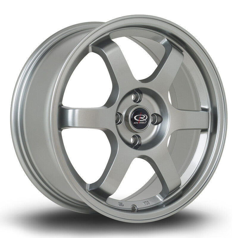 Rota Grid 17x7.5" 4x100 ET45, Gris Anthracite