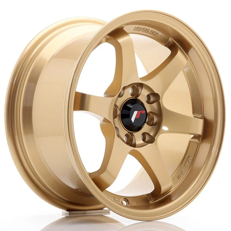 Japan Racing JR-3 15x8" 4x100/114,3 ET25 Doré - Rasl'Bitume