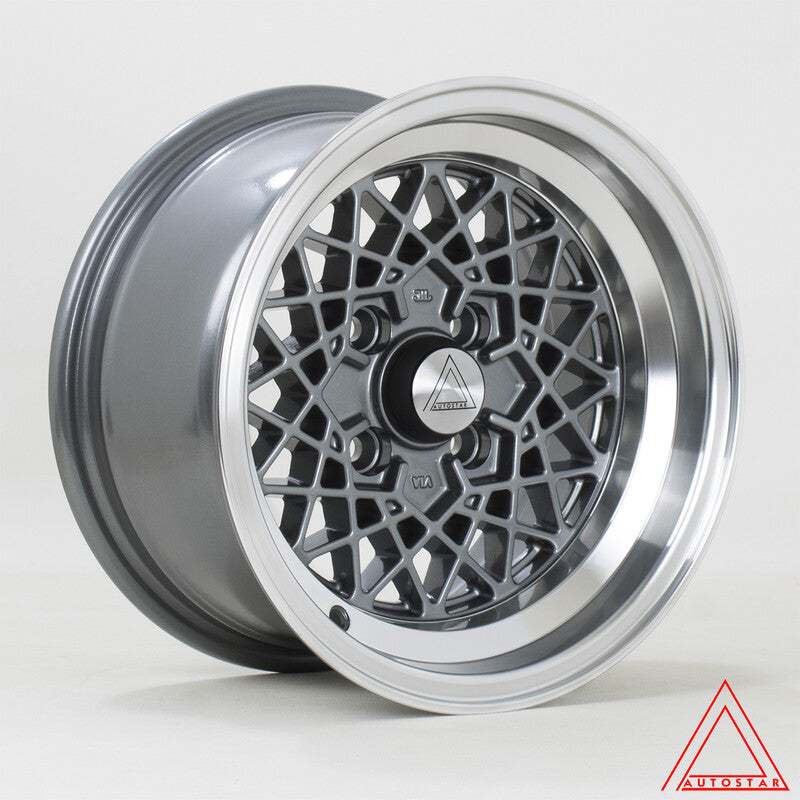 Autostar Kyoshu 13x7" 4x108 ET-7, Gunmetal