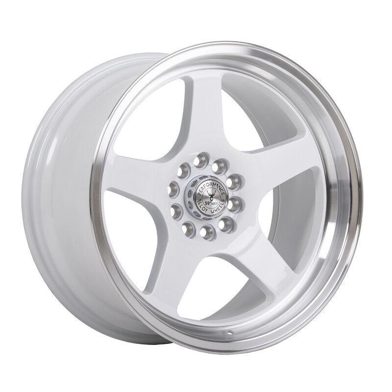 59°North D-004 17x8.5" 5x114.3/120 ET10, Blanc
