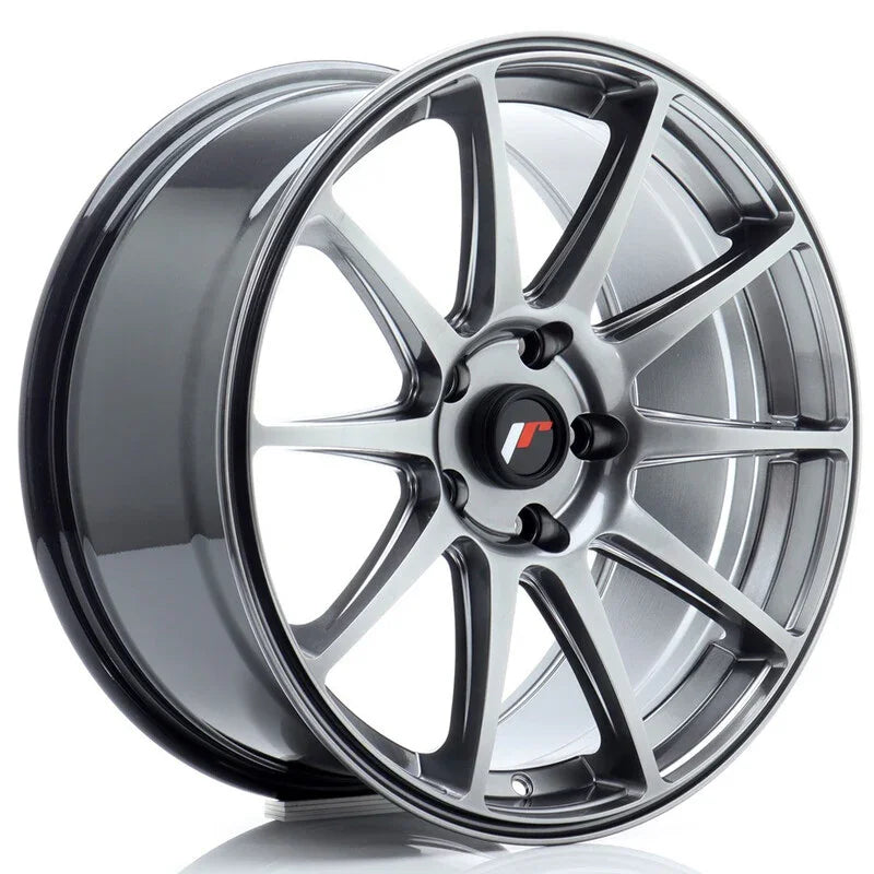 Japan Racing JR-11 18x8.5" 5x120 ET35, Hyper Black - Rasl'Bitume