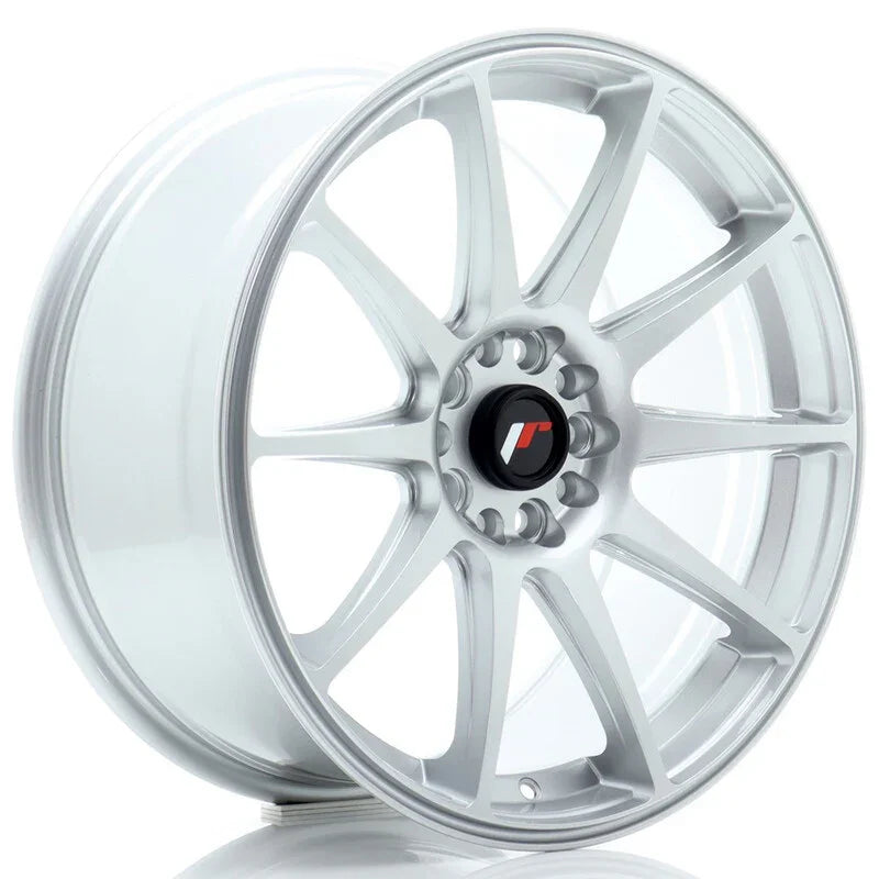 Japan Racing JR-11 18x8.5" 5x112/114.3 ET40, Gris Argenté - Rasl'Bitume