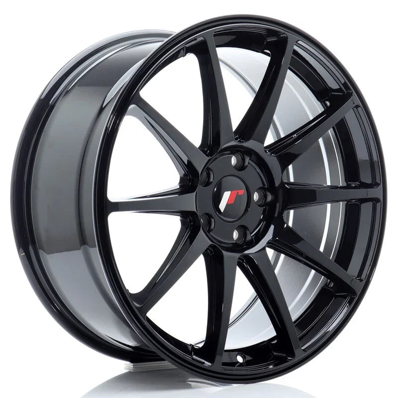 Japan Racing JR-11 19x8.5" 5x112 ET42, Noir Brillant - Rasl'Bitume