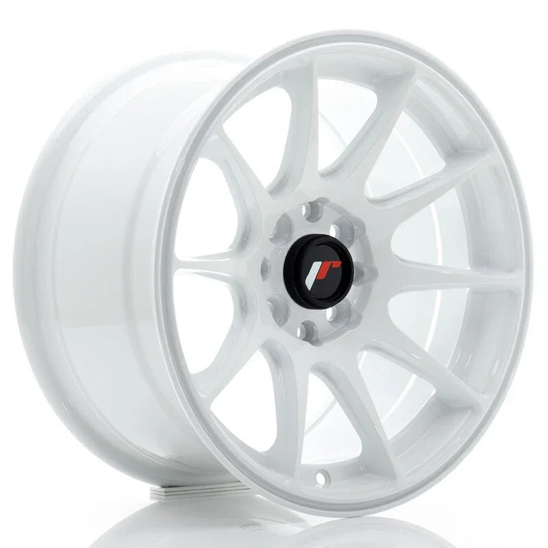 Japan Racing JR-11 15x8" 4x100/114.3 ET25, Blanc - Rasl'Bitume