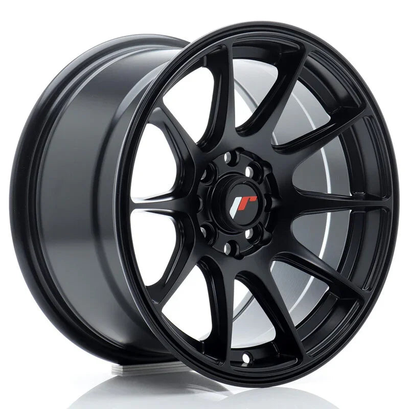 Japan Racing JR-11 15x8" 4x100/108 ET25, Noir Mat - Rasl'Bitume