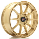 Japan Racing JR-11 17x7" (5 trous - sur mesure) ET20-38, Or / Doré