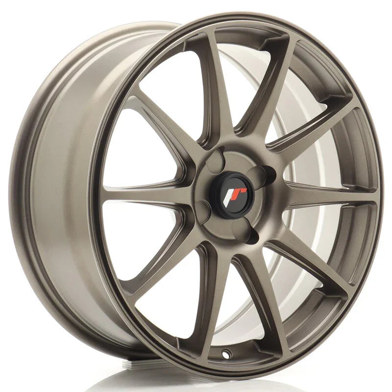 Japan Racing JR-11 18x7.5" (4 trous - sur mesure) ET20-40, Bronze - Rasl'Bitume