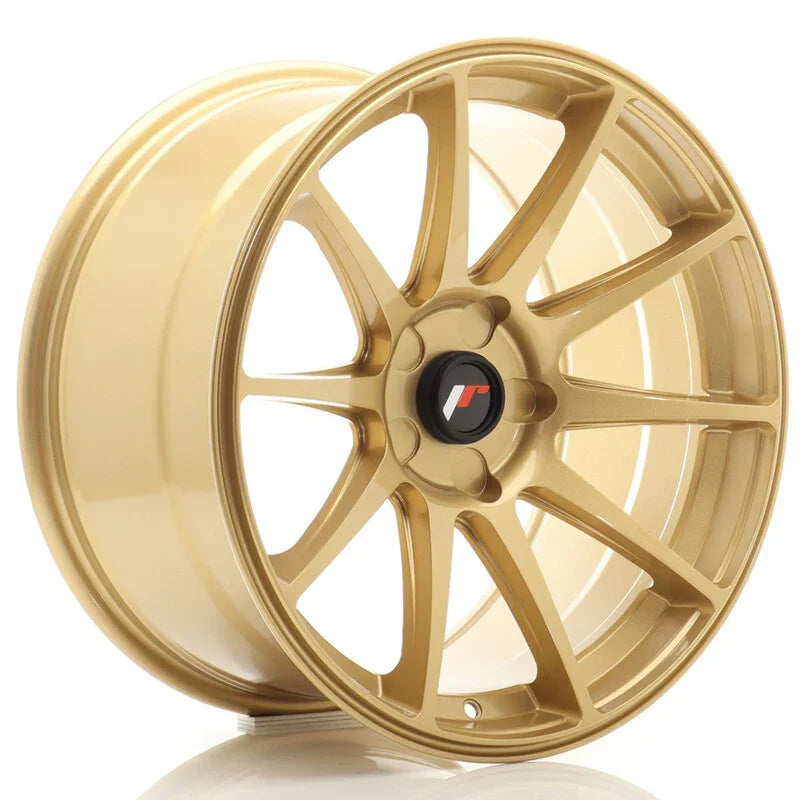 Japan Racing JR-11 Extreme Concave 18x9.5" (5 trous - sur mesure) ET20-30, Or / Doré - Rasl'Bitume