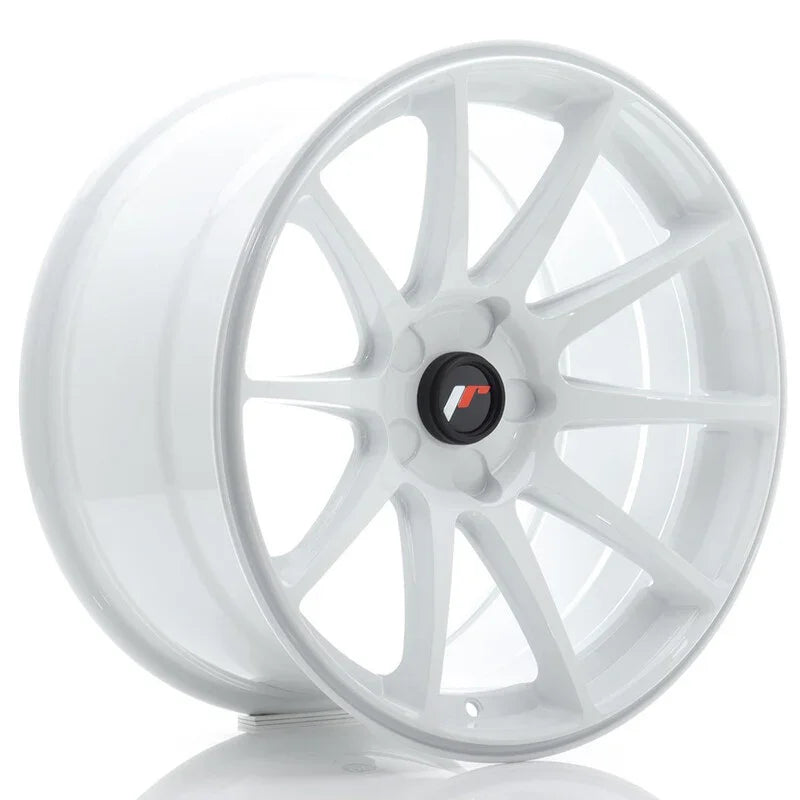 Japan Racing JR-11 Extreme Concave 18x9.5" (5 trous - sur mesure) ET20-30, Blanc - Rasl'Bitume
