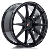 Japan Racing JR-11 20x8.5" (5 trous - sur mesure) ET20-35, Noir Brillant - Rasl'Bitume