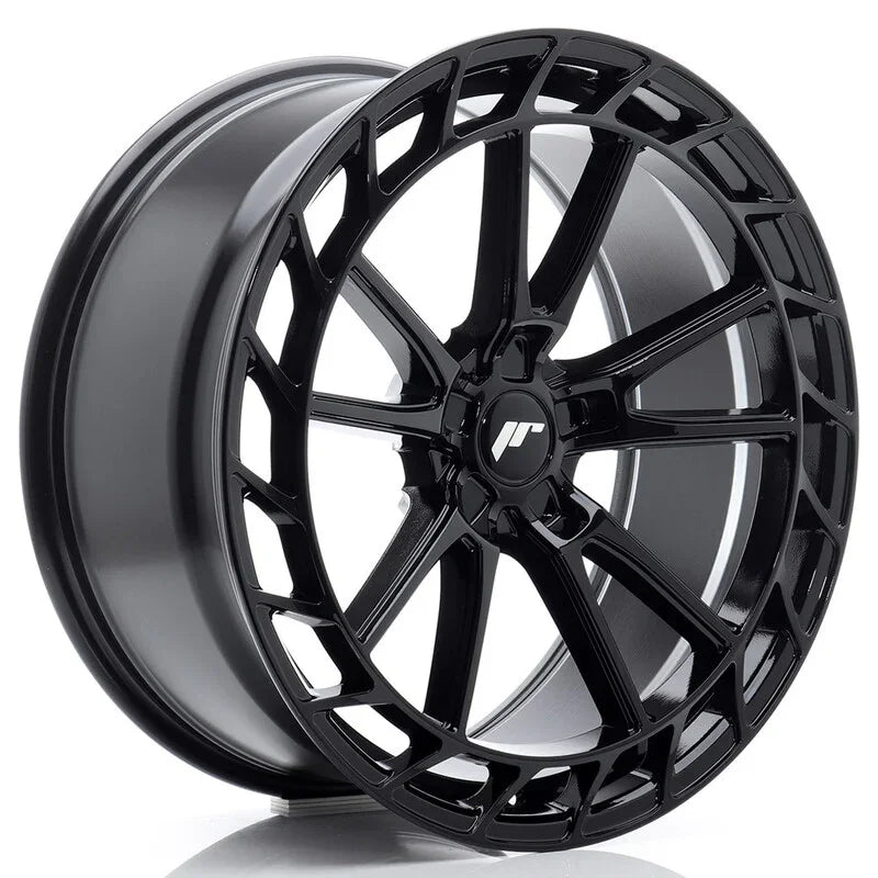 Japan Racing JR-45 18x8" (5 trous - sur mesure) ET25-45, Noir Brillant - Rasl'Bitume