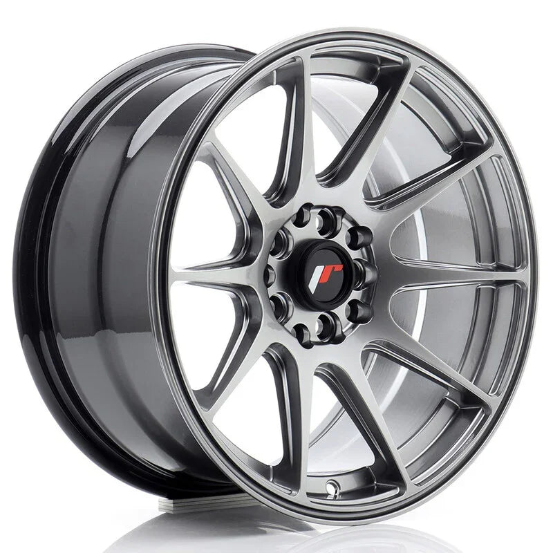 Japan Racing JR-11 16x8" 4x100/108 ET25, Hyper Black - Rasl'Bitume